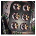 Mini Donut Pans Non-Stick 2 Pack 6-Cavity Donut Baking Pans, High-grade Carbon Steel Donut Mold - BPA Free Bagels Doughnuts